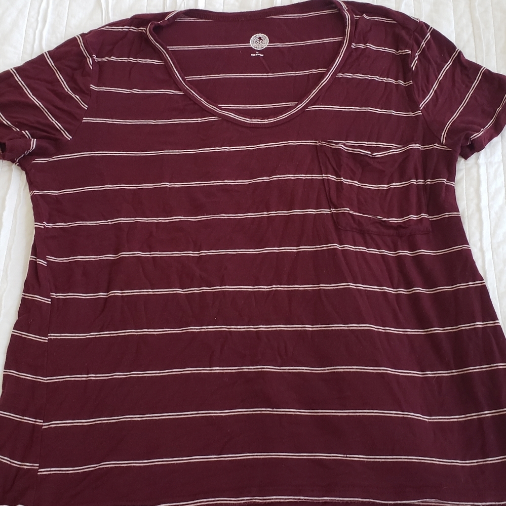 Maroon shirt